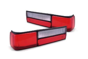 83-93 Mustang Taillights OEM - RED Lens Kit (Pair)